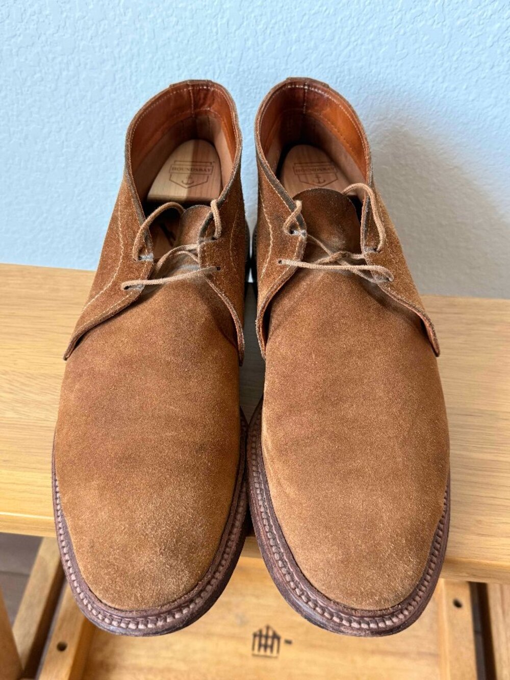 Men's Alden Chukka Boot 1493 Unlined Snuff Suede Leydon Last - Brown Size 11 B/D